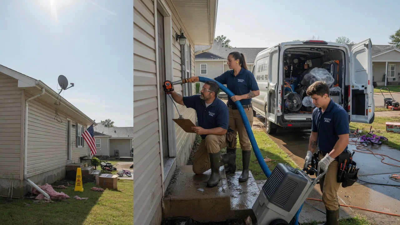 Ceiling Water Damage Restoration in Kansas, IL near me